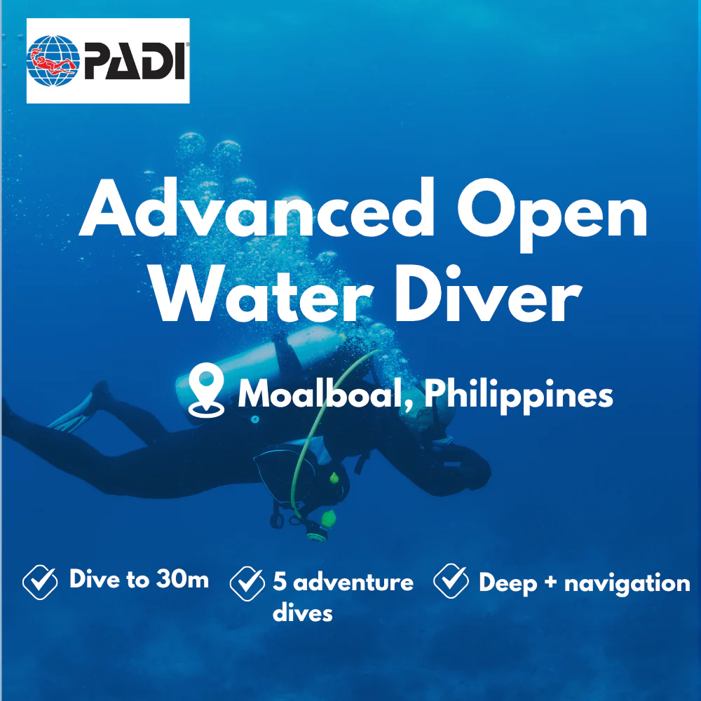 Advanced Open Water course in Moalboal
