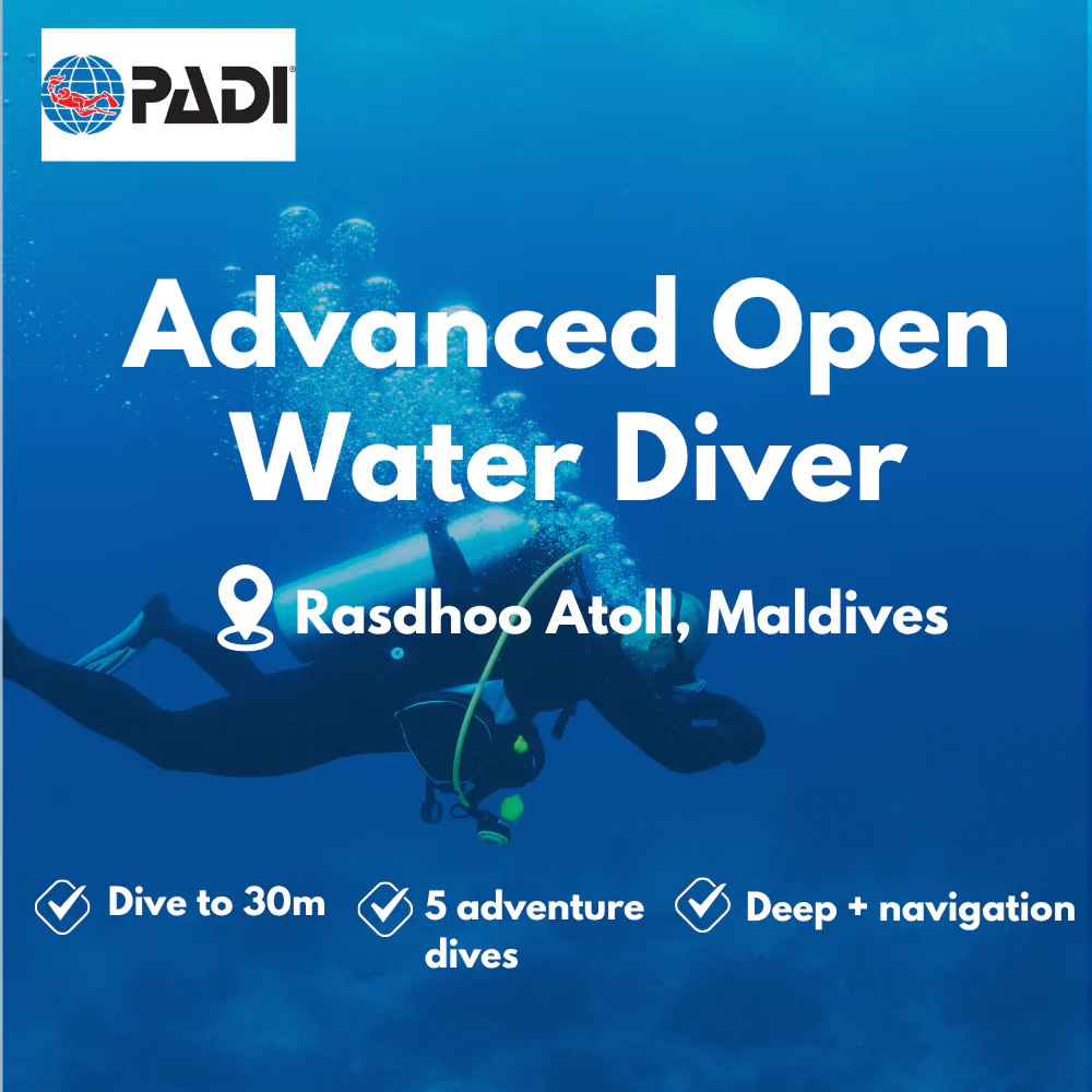 Advanced Open Water course in Rasdhoo Atoll