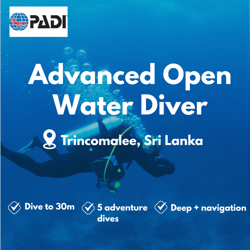 Advanced Open Water course in Trincomalee