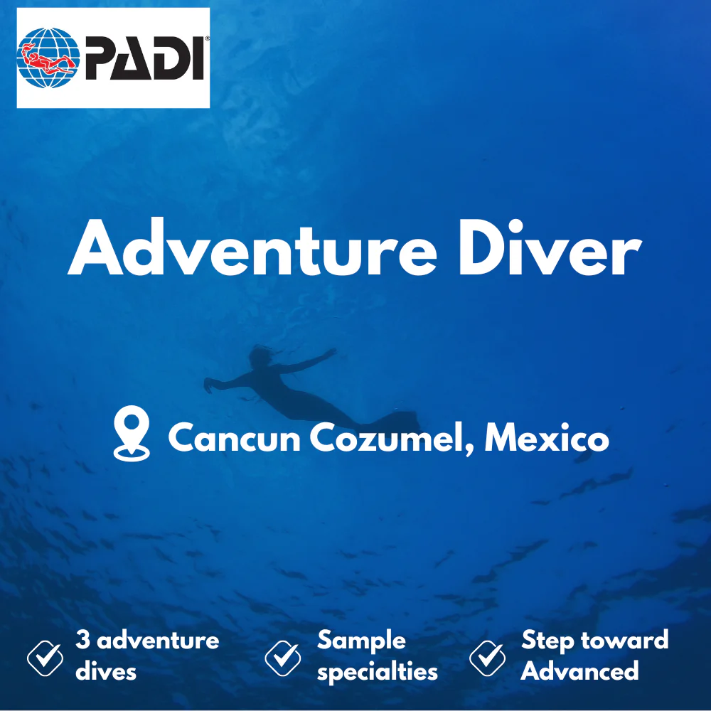 Adventure Diver course in Cancun Cozumel