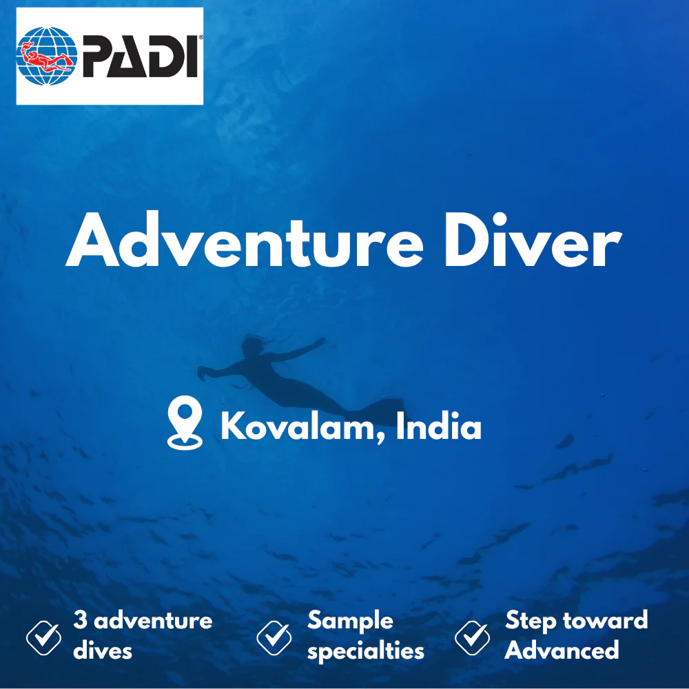 Adventure Diver course in Kovalam