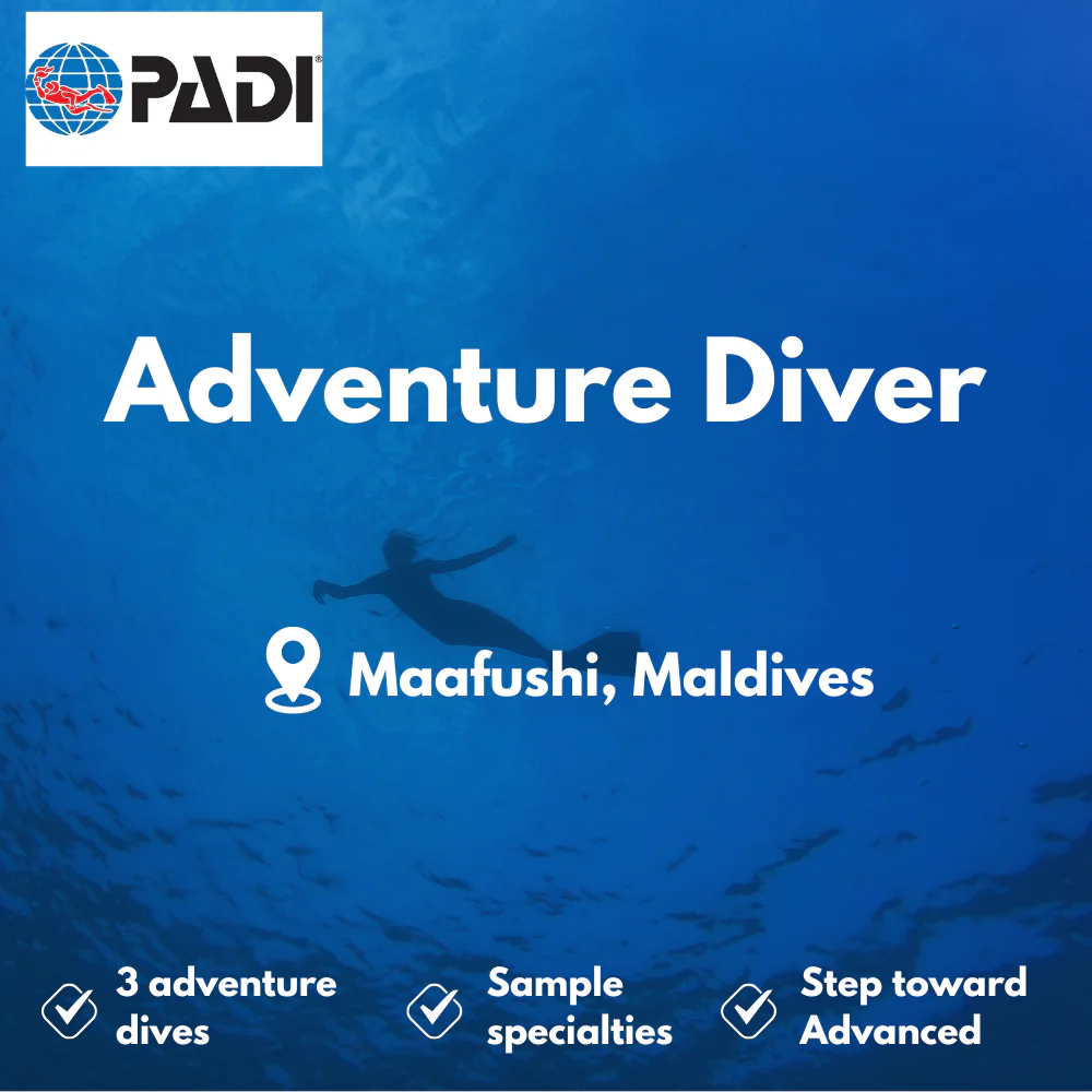Adventure Diver course in Maafushi