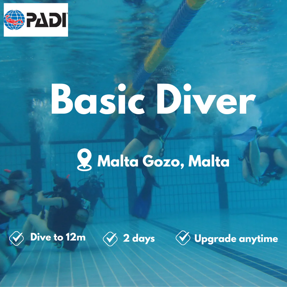 Basic Diver course in Malta Gozo