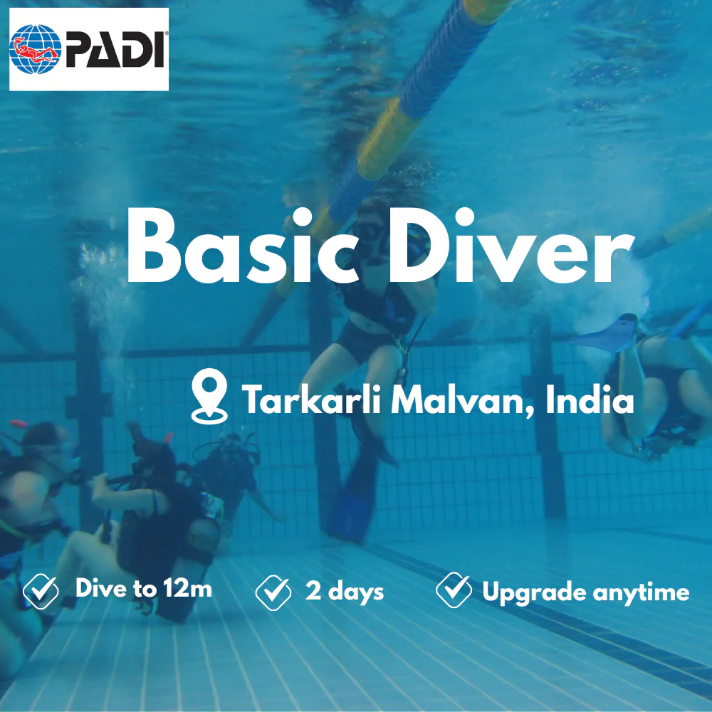 Basic Diver course in Tarkarli Malvan