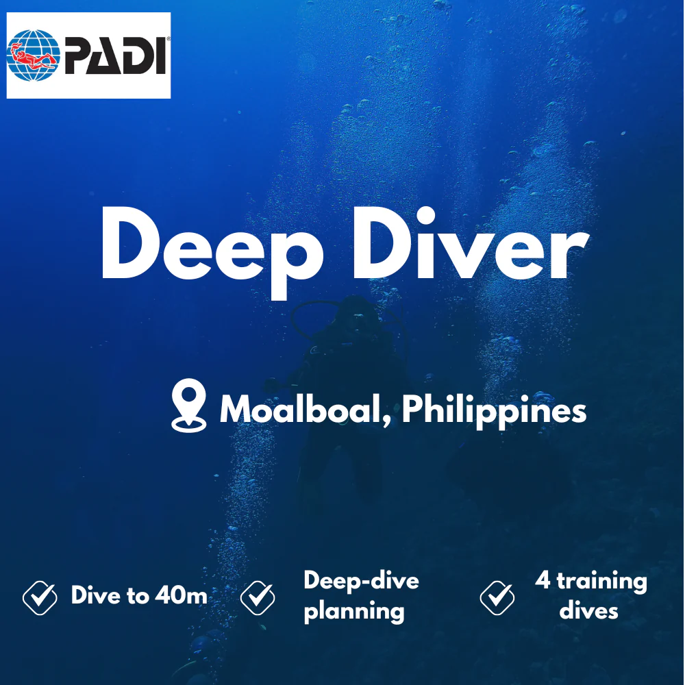 Deep Diver course in Moalboal