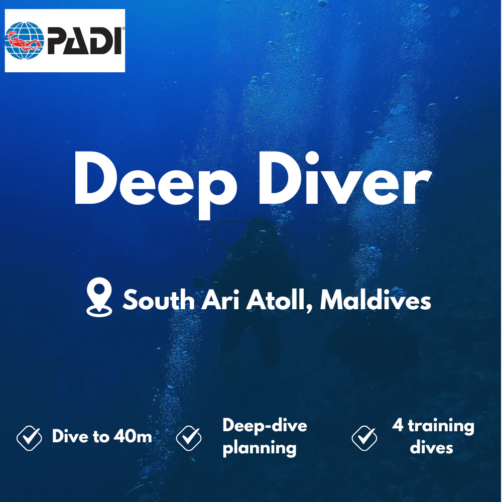 Deep Diver course in South Ari Atoll