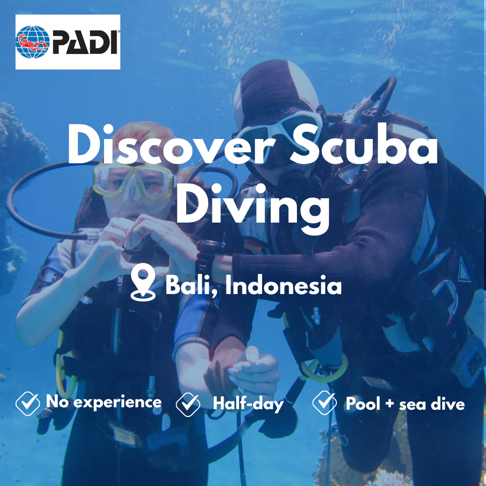 PADI Discover Scuba course in Bali