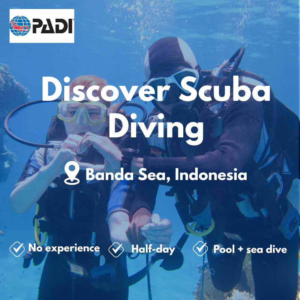 PADI Discover Scuba course in Banda Sea