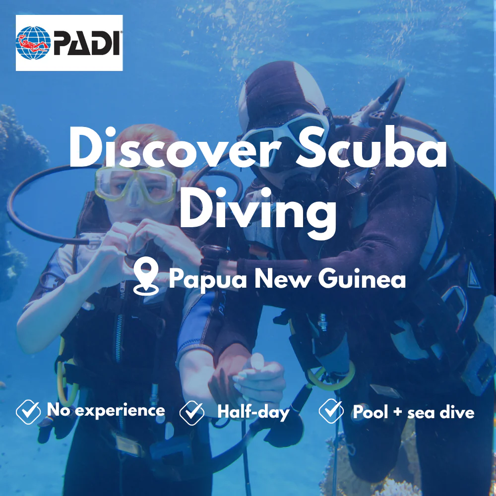 Discover Scuba course in Papua New Guinea