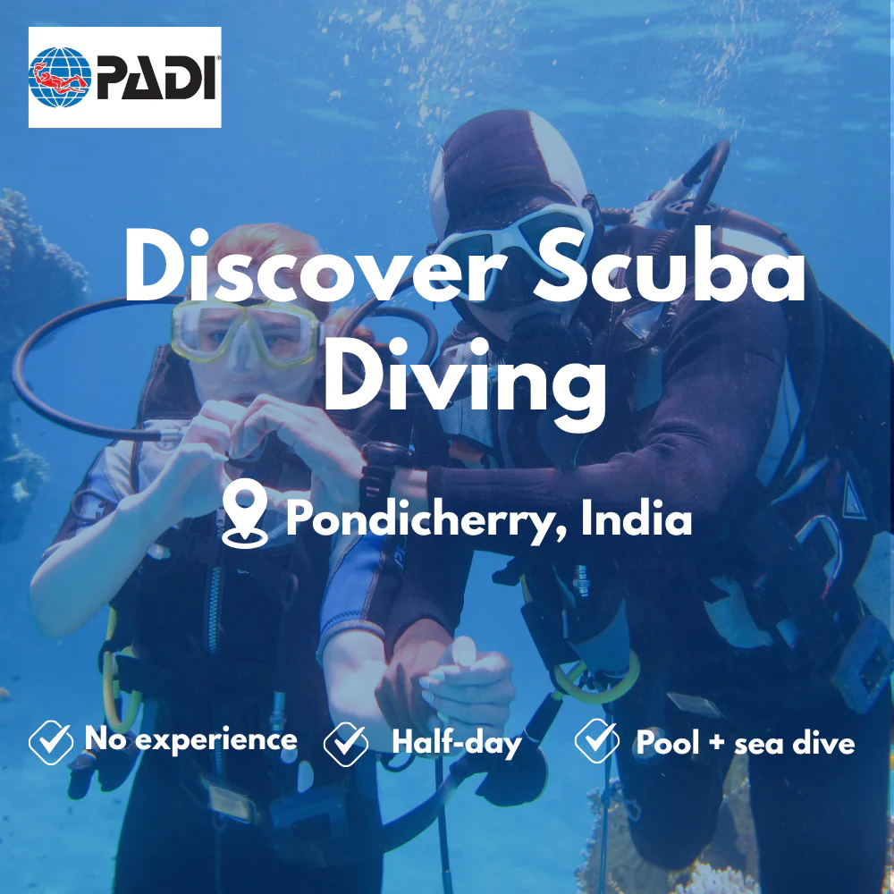 Discover Scuba course in Pondicherry