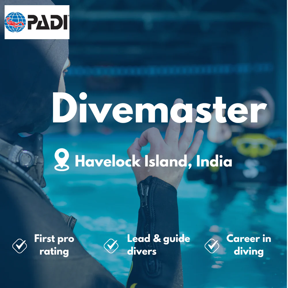 PADI Divemaster course in Havelock Island