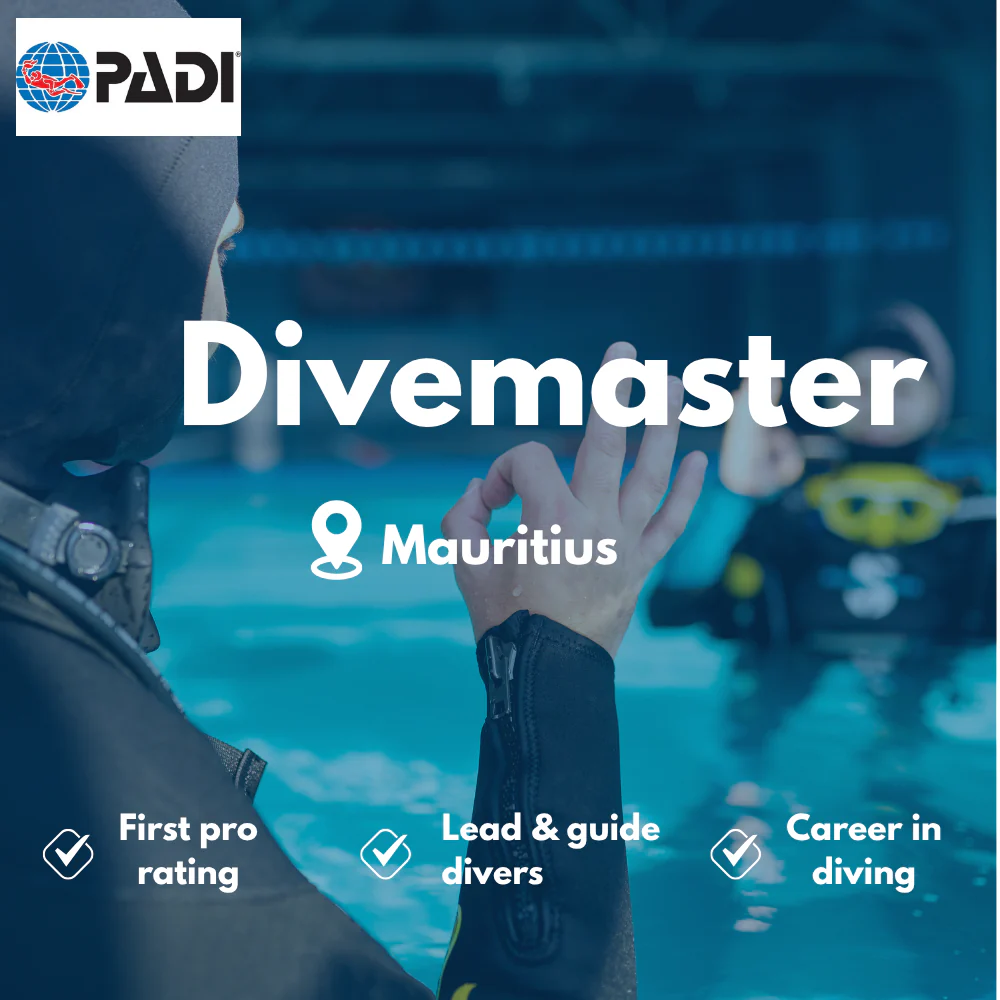 PADI Divemaster course in Mauritius