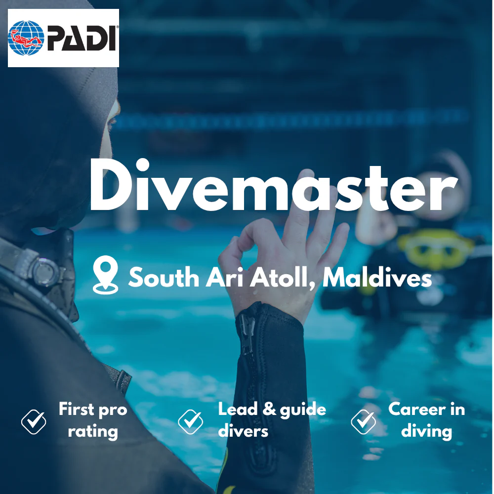 PADI Divemaster course in South Ari Atoll