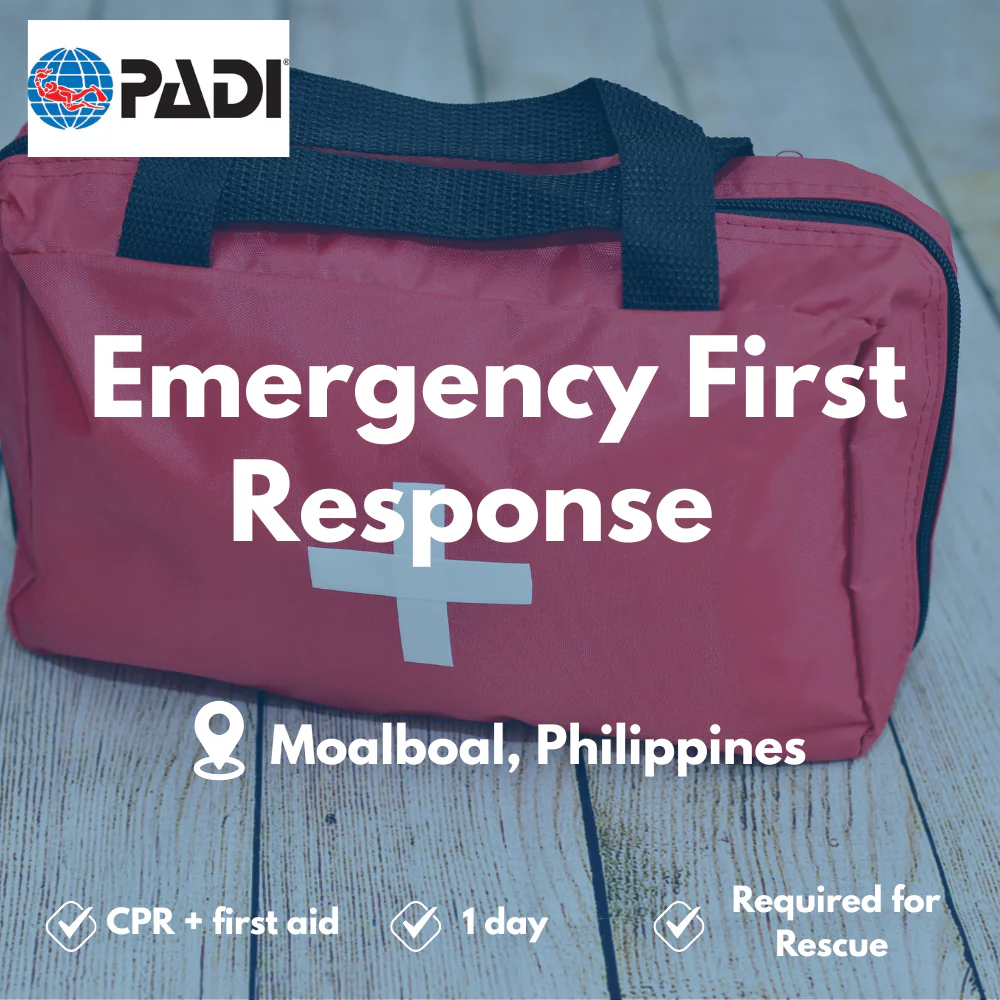 Emergency First Response course in Moalboal