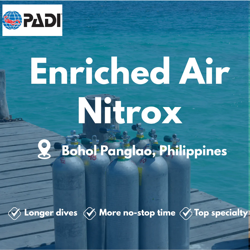 Enriched Air (Nitrox) course in Bohol Panglao