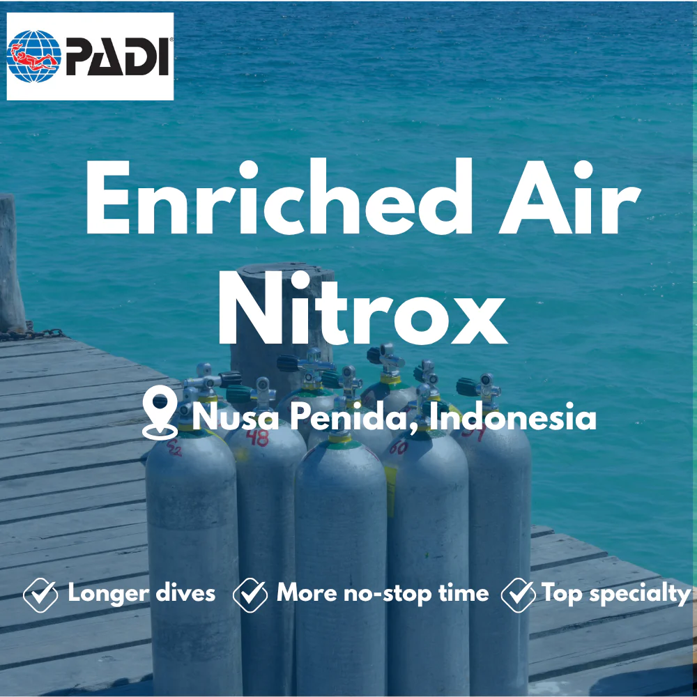 Enriched Air (Nitrox) course in Nusa Penida