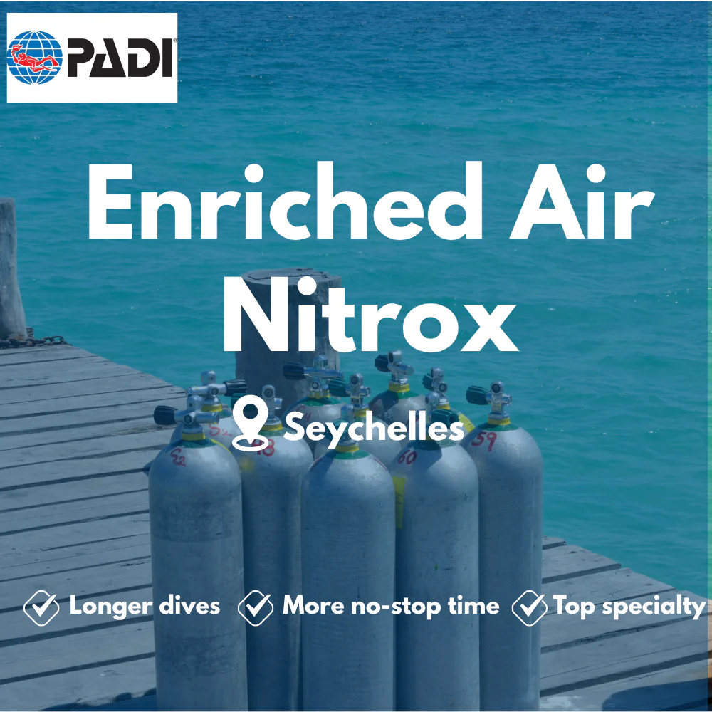 PADI Enriched Air (Nitrox) course in Seychelles