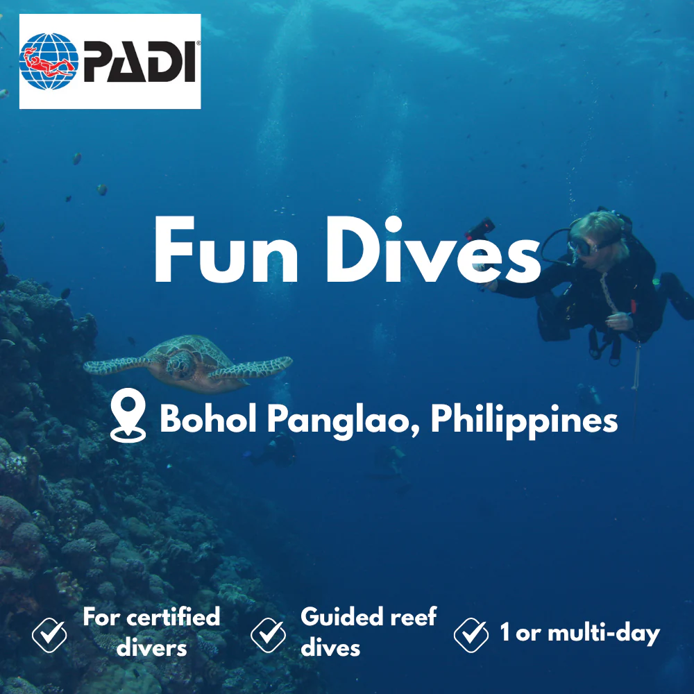 PADI Fun Dives course in Bohol Panglao