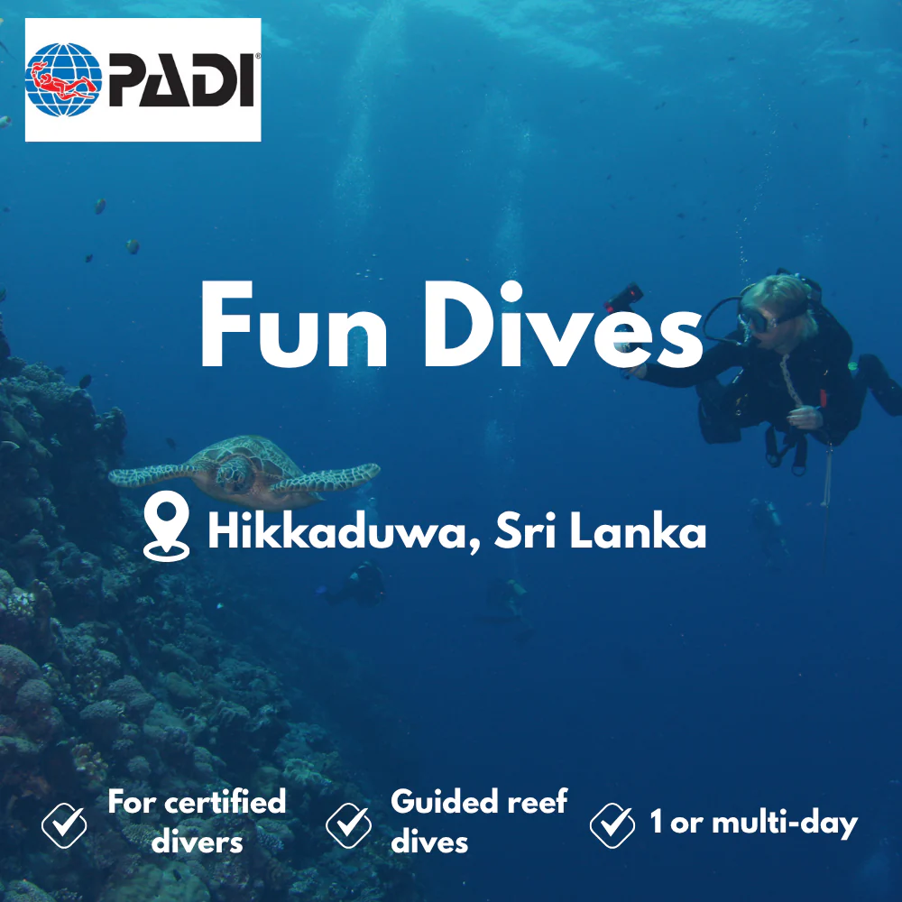 Fun Dives course in Hikkaduwa