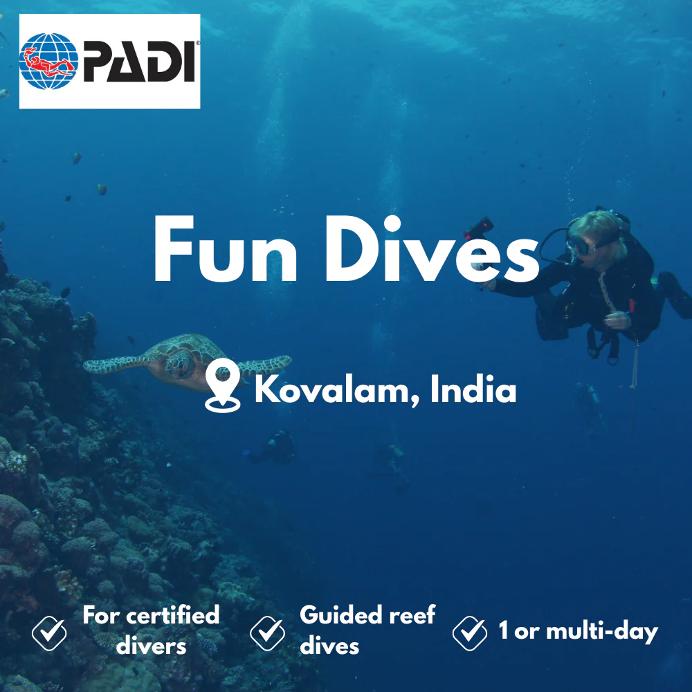 Fun Dives course in Kovalam