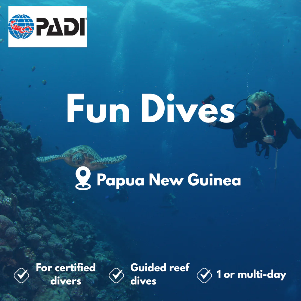 PADI Fun Dives course in Papua New Guinea