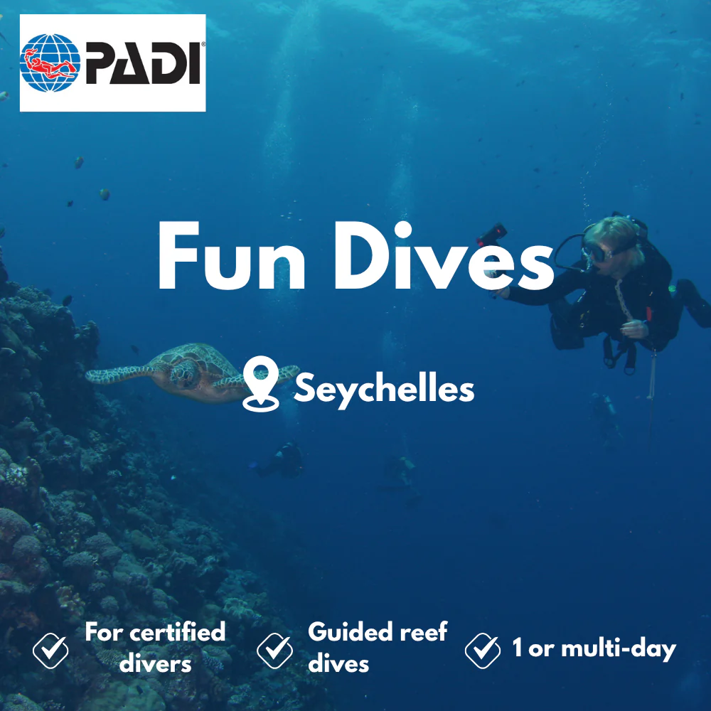 PADI Fun Dives course in Seychelles