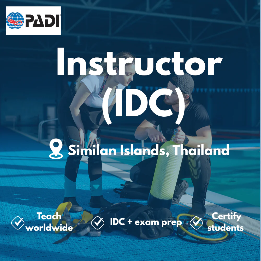 Instructor / IDC course in Similan Islands