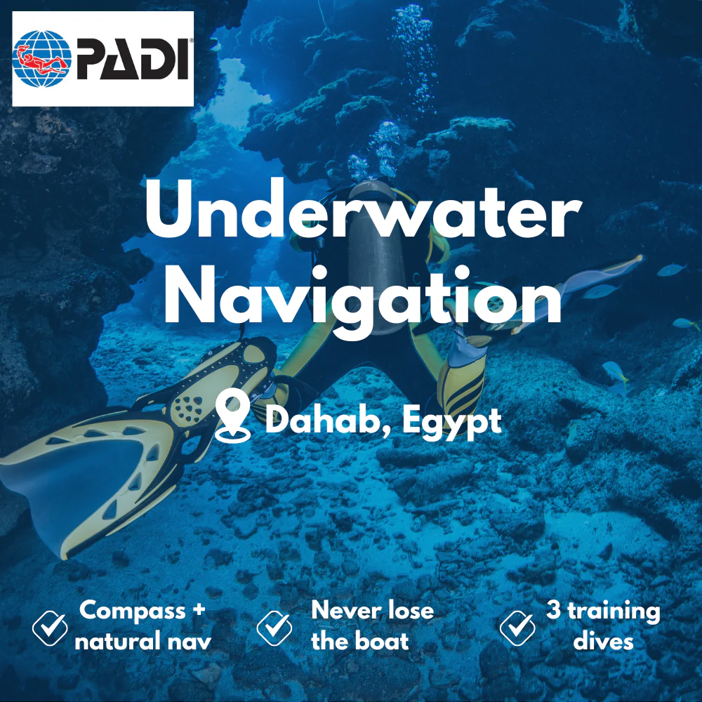 Underwater Navigation course in Dahab