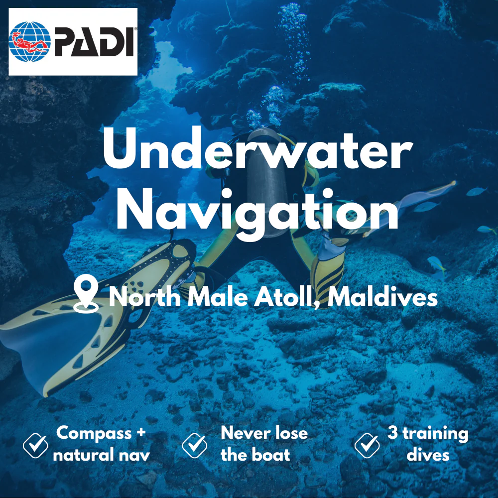 Underwater Navigation course in North Male Atoll