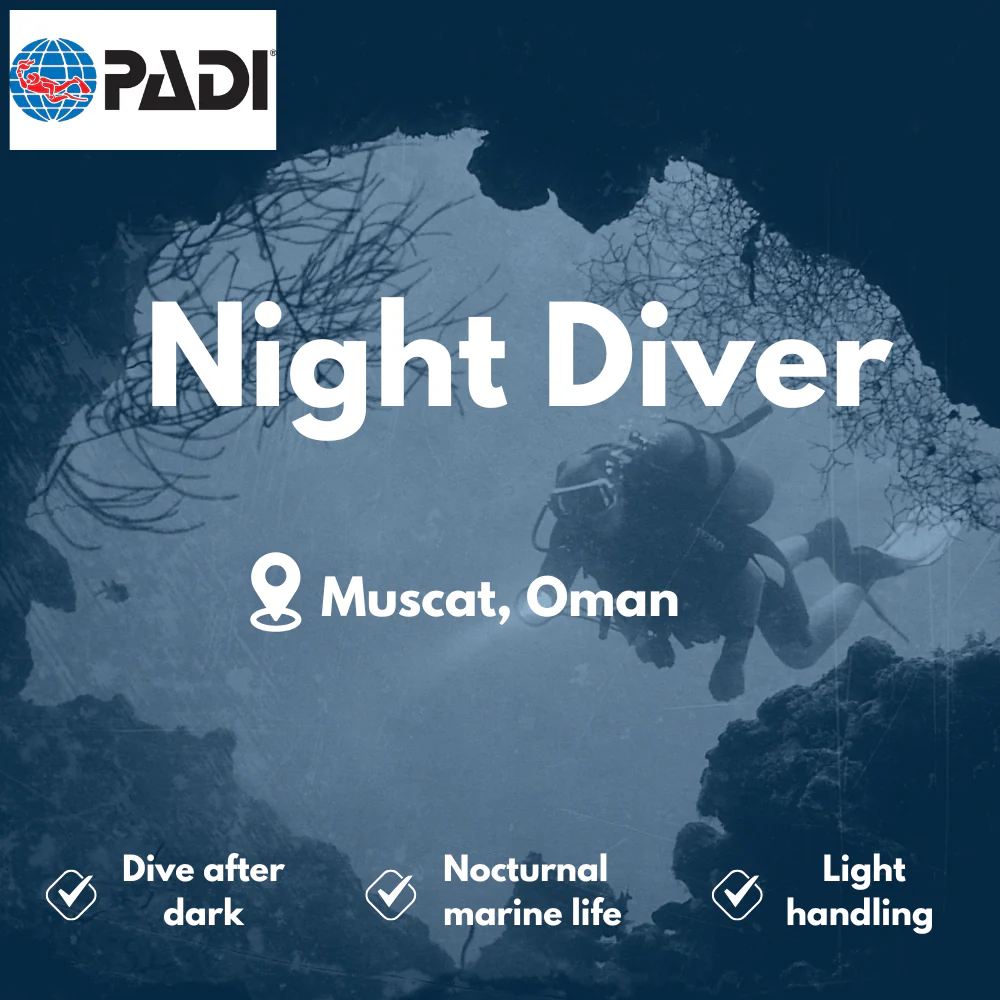 Night Diver course in Muscat