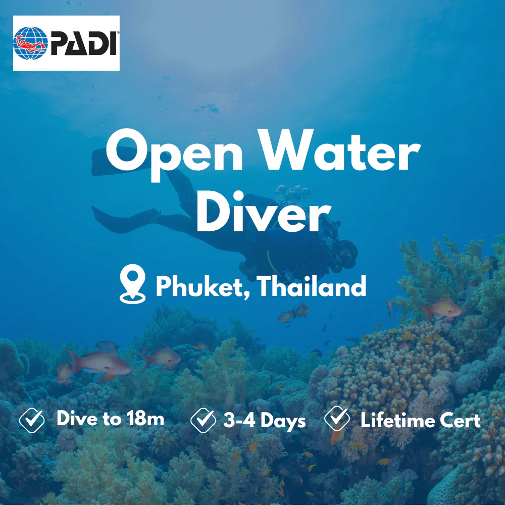 PADI Open Water Diver course in Phuket