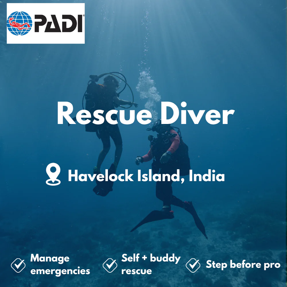 PADI Rescue Diver course in Havelock Island