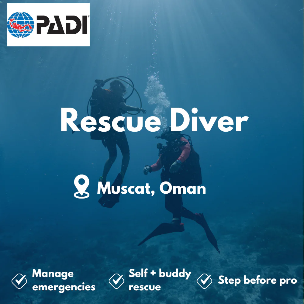 PADI Rescue Diver course in Muscat
