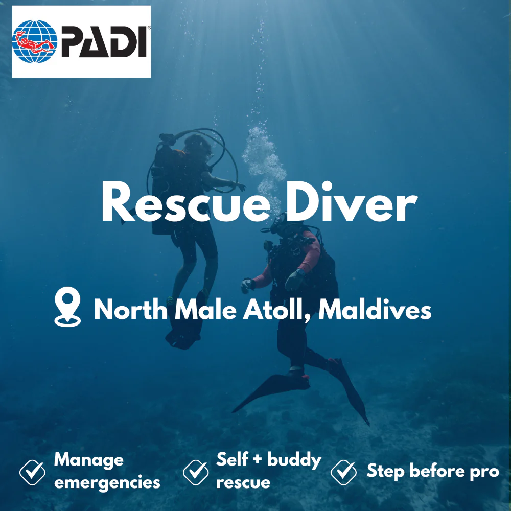 PADI Rescue Diver course in North Male Atoll