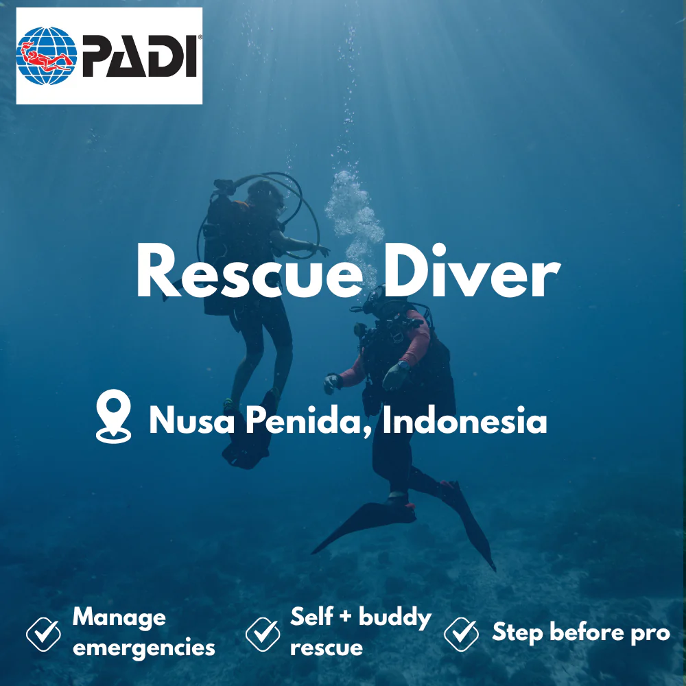 PADI Rescue Diver course in Nusa Penida