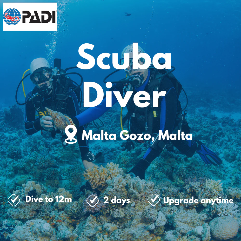 Scuba Diver course in Malta Gozo