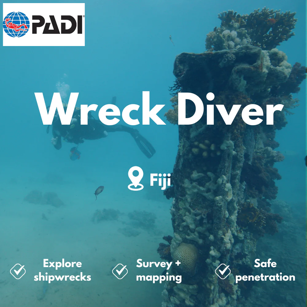 Wreck Diver course in Fiji