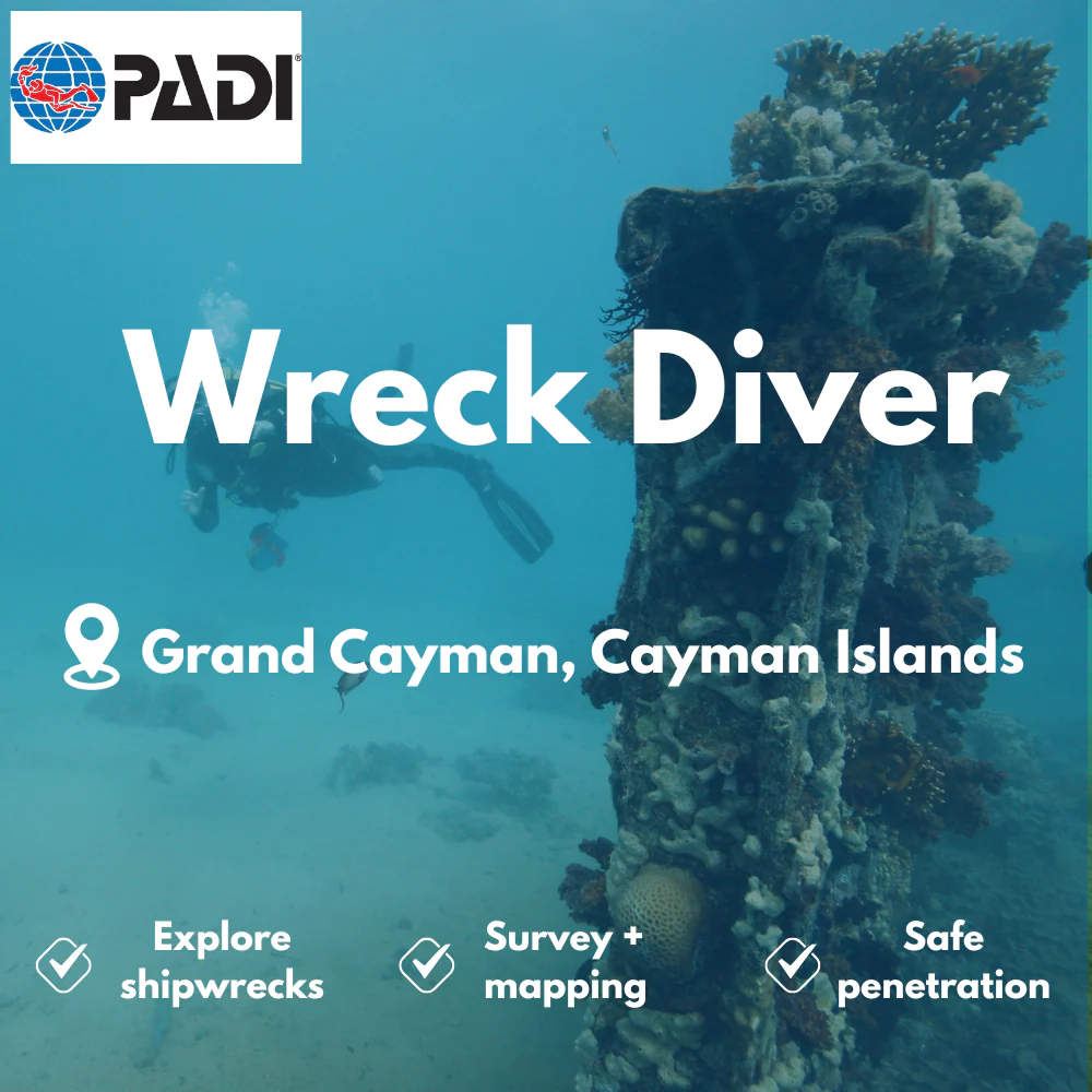 Wreck Diver course in Grand Cayman