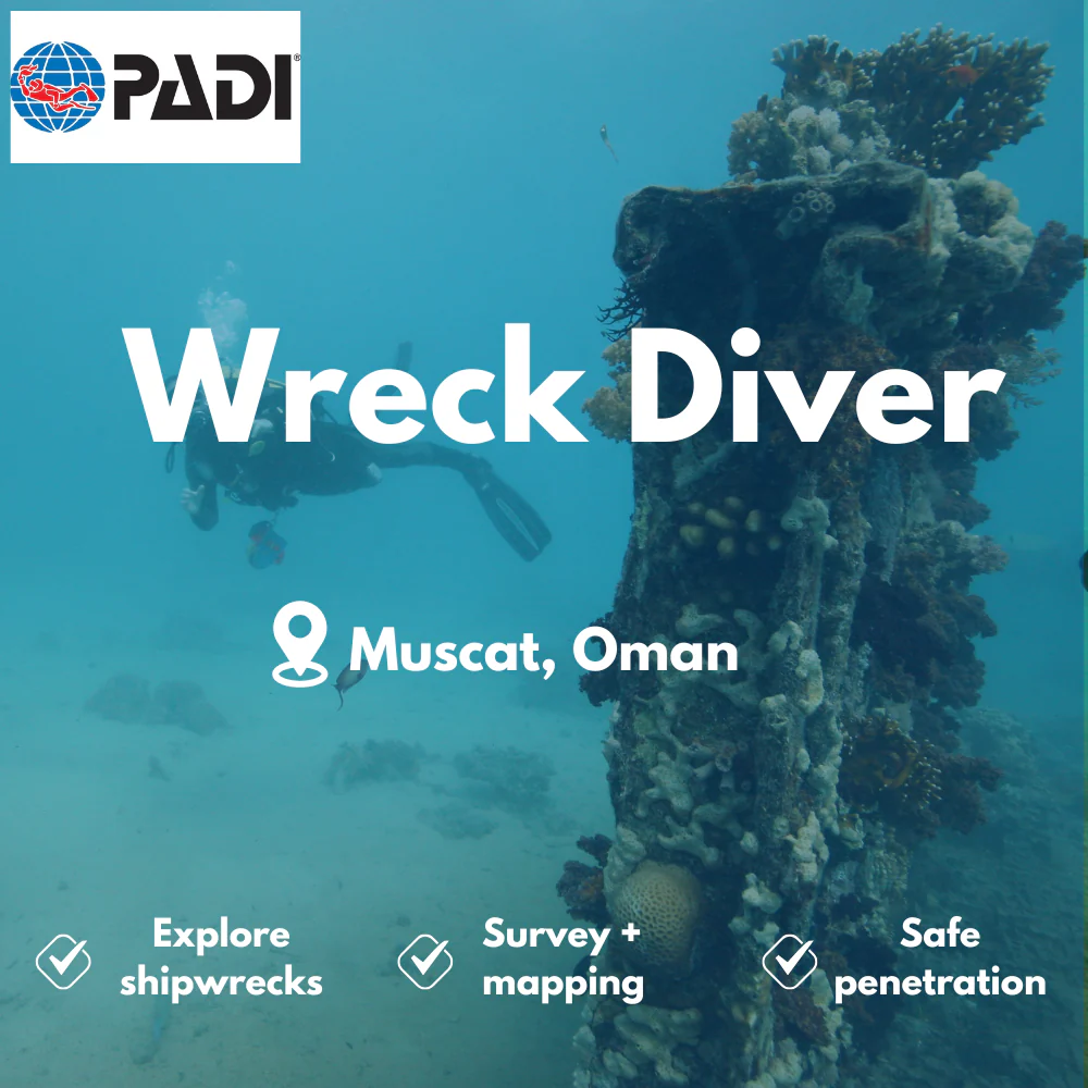 Wreck Diver course in Muscat
