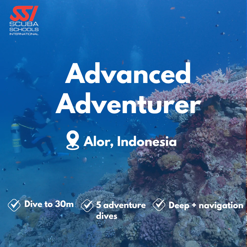 SSI Advanced Open Water course in Alor
