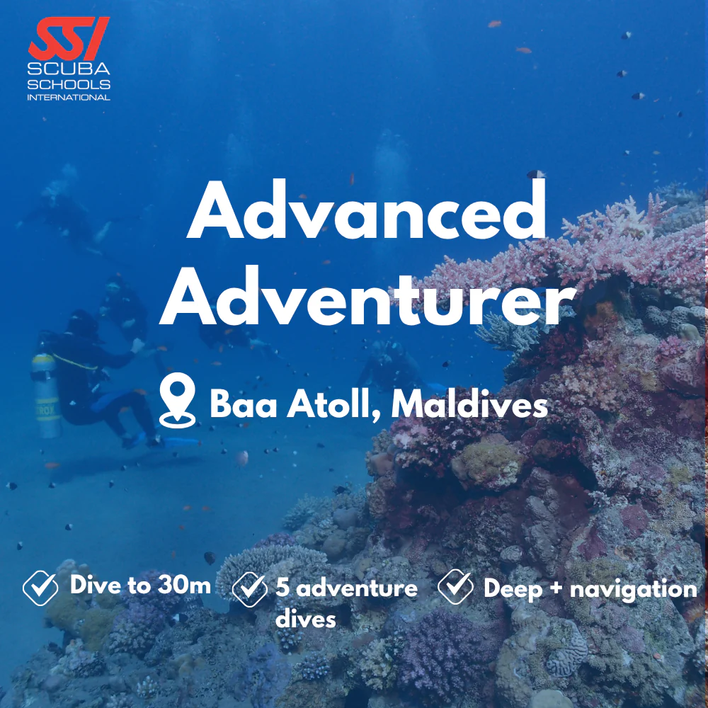 SSI Advanced Open Water course in Baa Atoll
