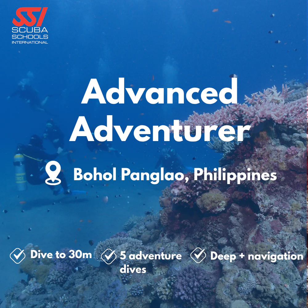 SSI Advanced Open Water course in Bohol Panglao