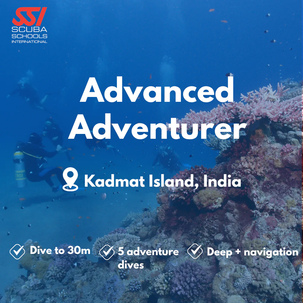 SSI Advanced Open Water course in Kadmat Island