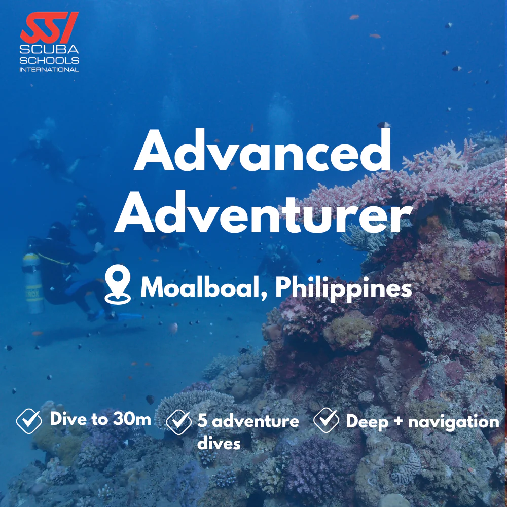 SSI Advanced Open Water course in Moalboal