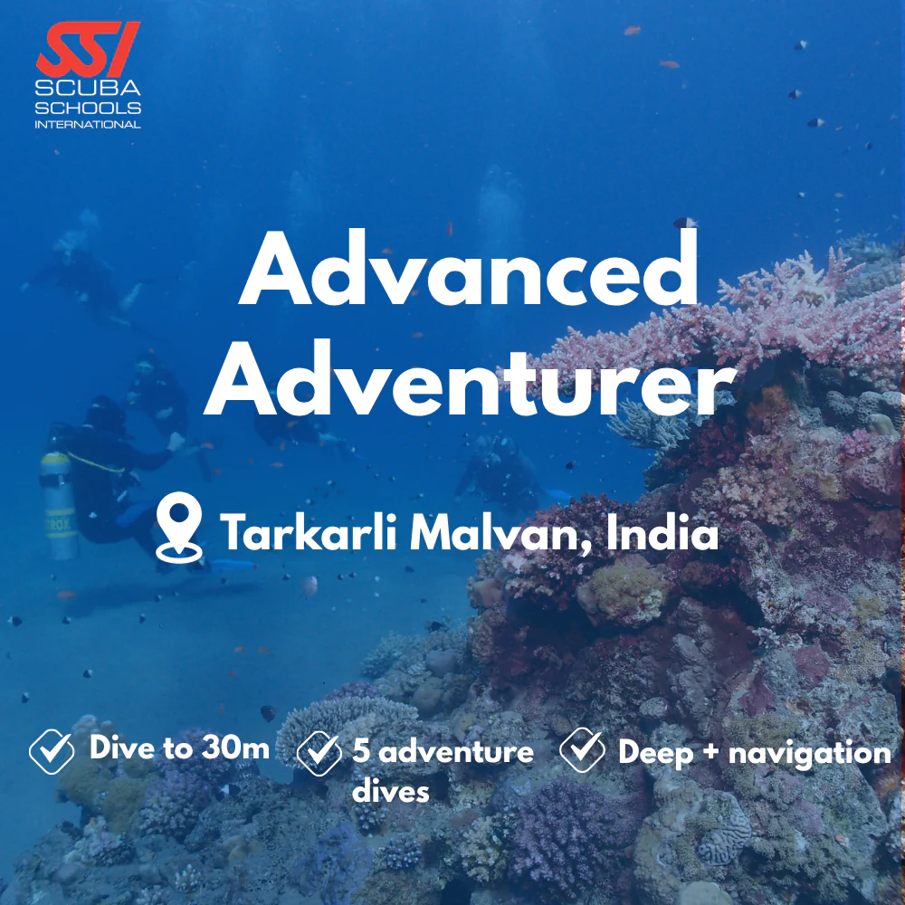 SSI Advanced Open Water course in Tarkarli Malvan