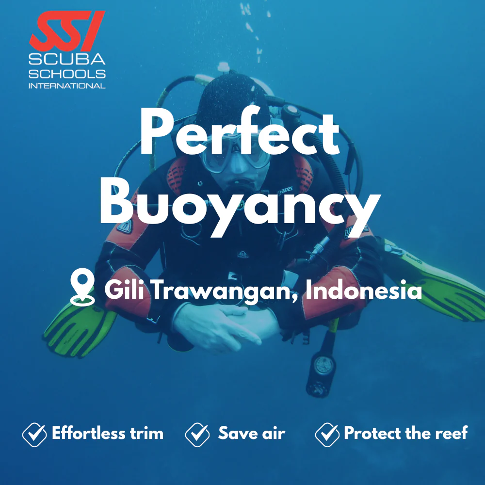 SSI Peak Performance Buoyancy course in Gili Trawangan