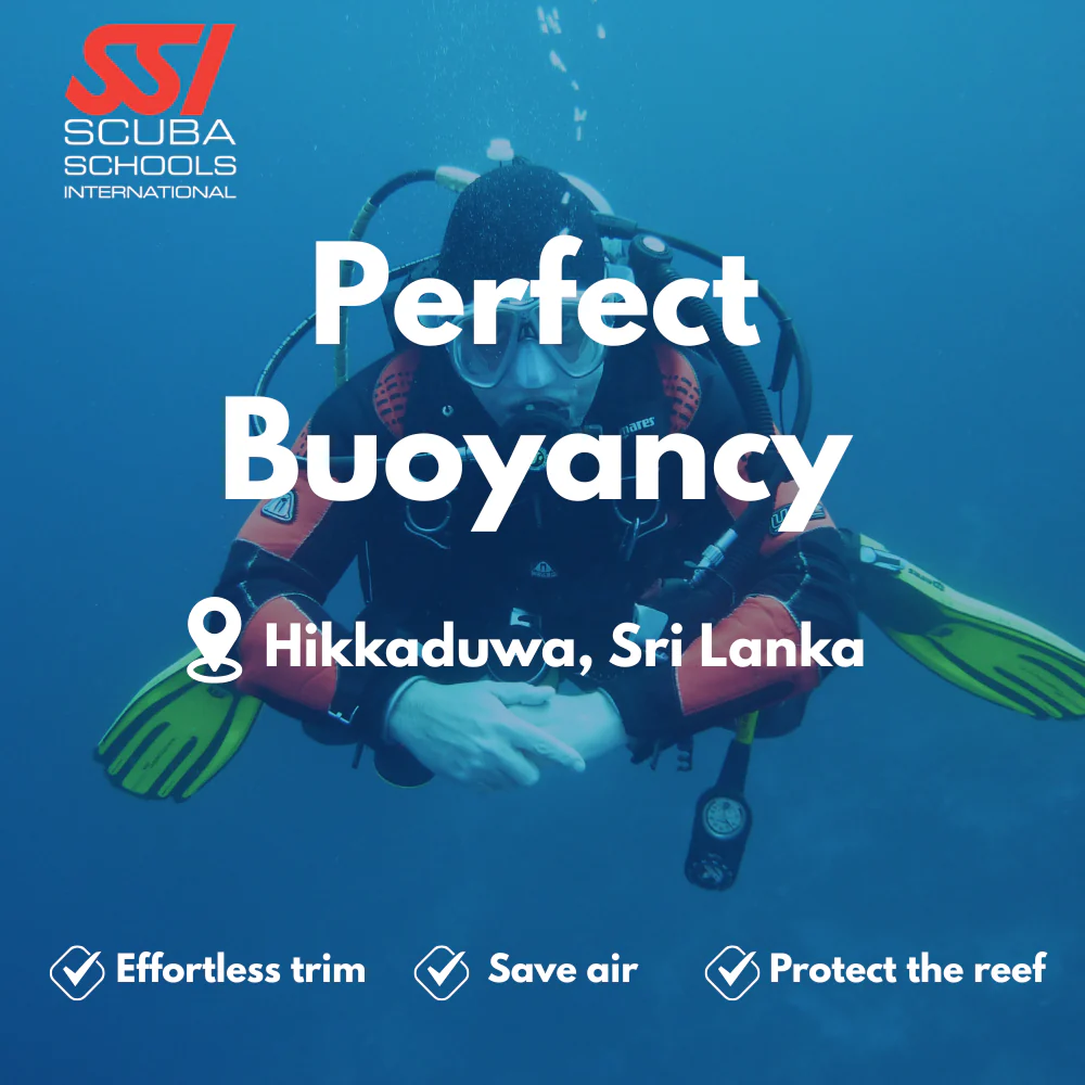 SSI Peak Performance Buoyancy course in Hikkaduwa