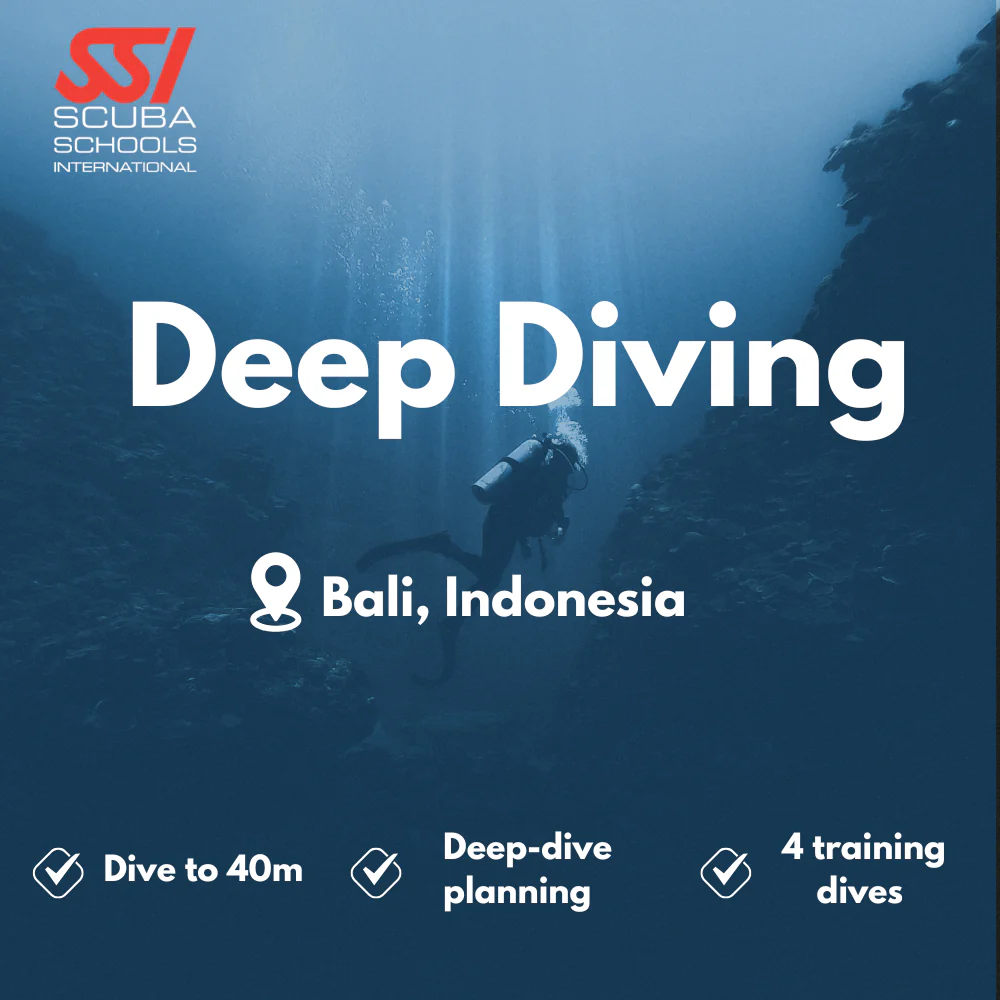 SSI Deep Diver course in Bali