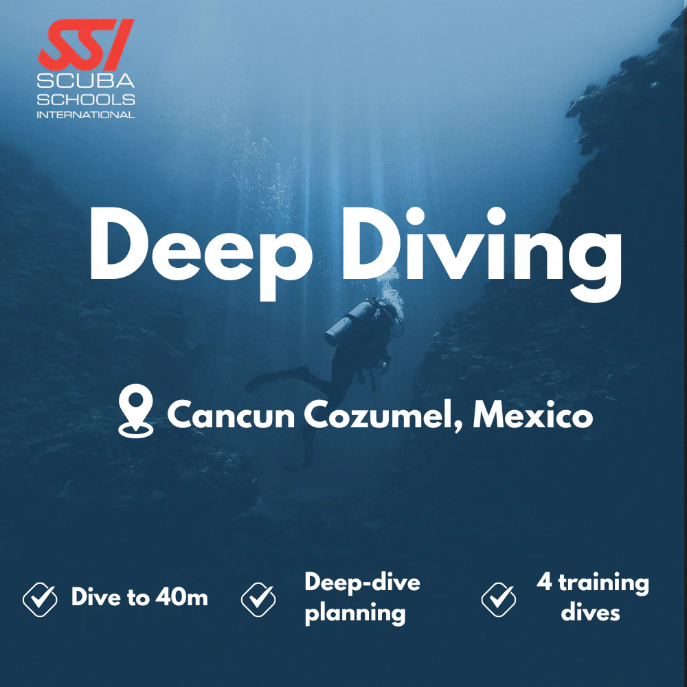 SSI Deep Diver course in Cancun Cozumel