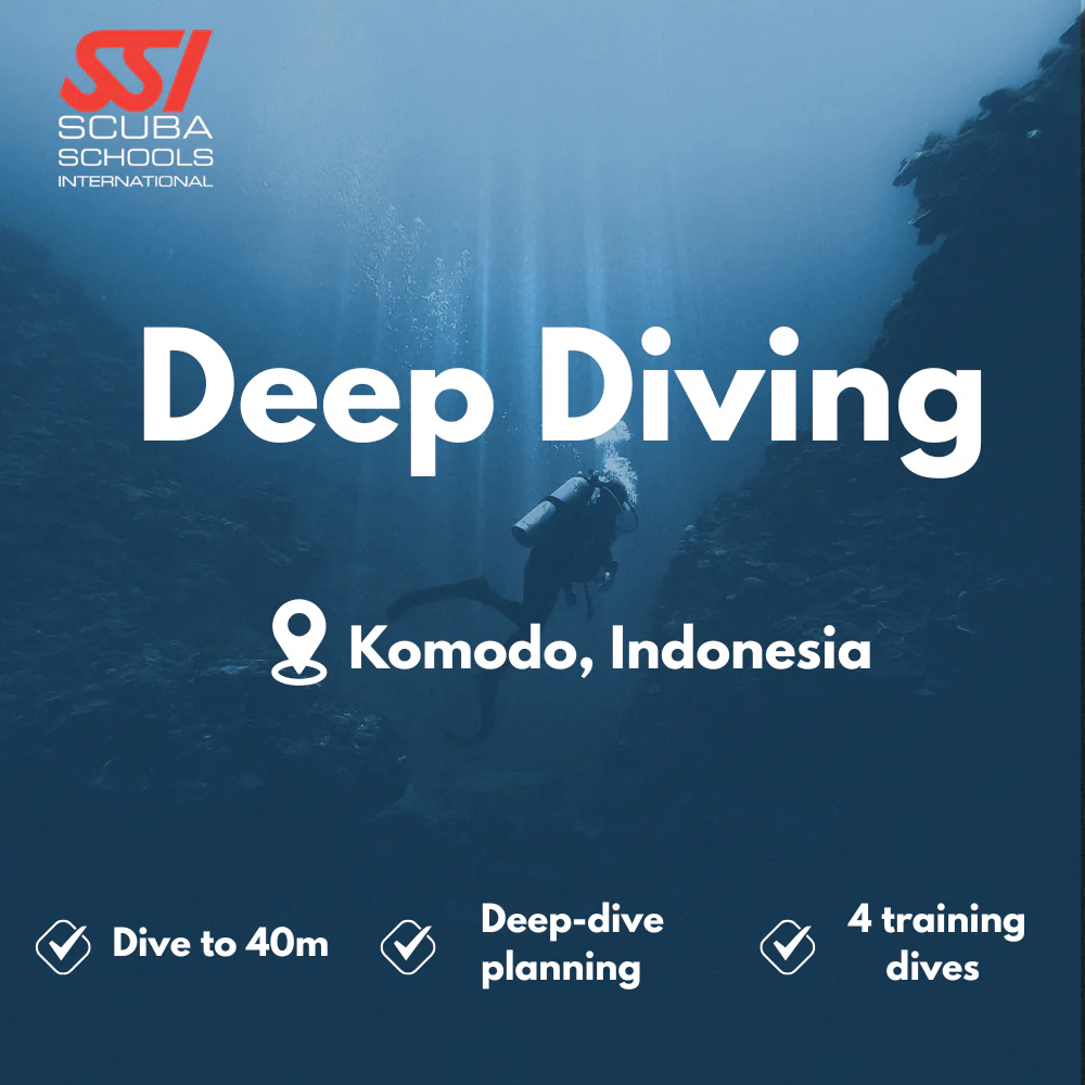 SSI Deep Diver course in Komodo